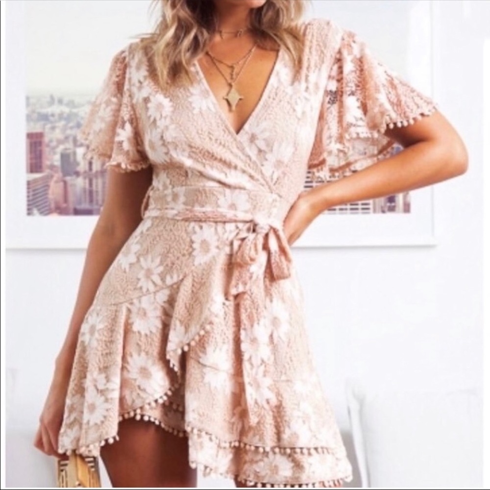 Hello Molly Faux Wrap Dress